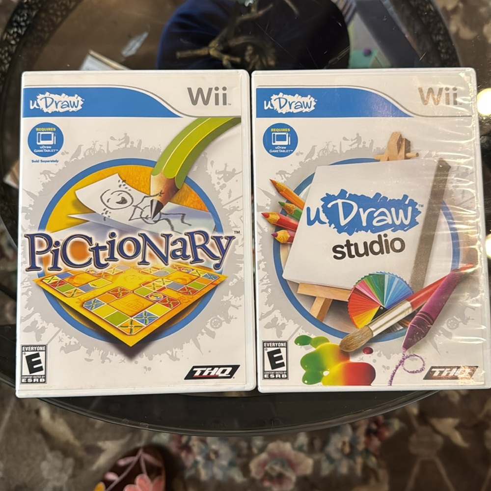 Wii U Draw Lot of 2, U Draw Studio & Pictionary